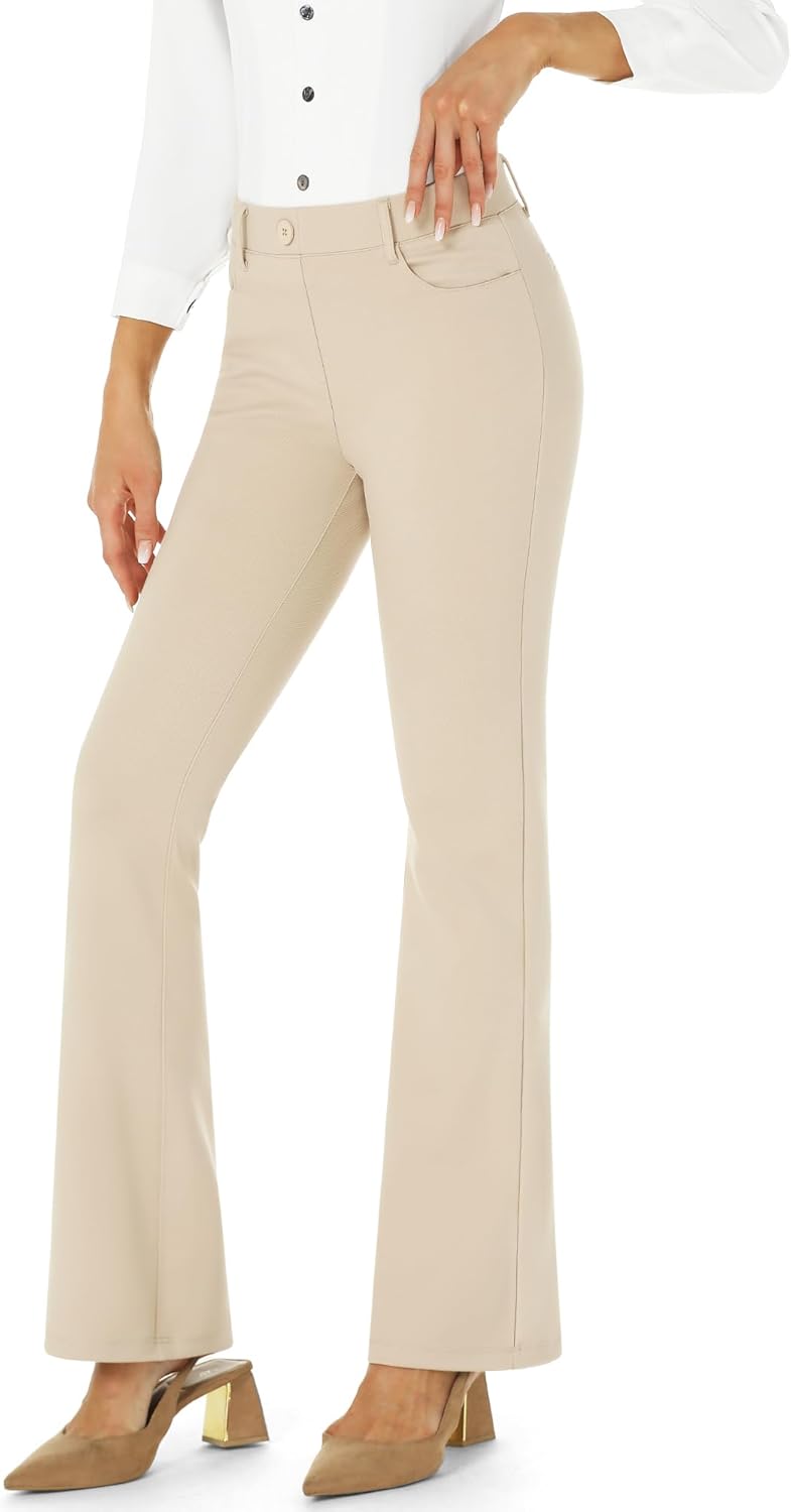 Stelle Women Bootcut Dress Pants for Business Casual Workwear