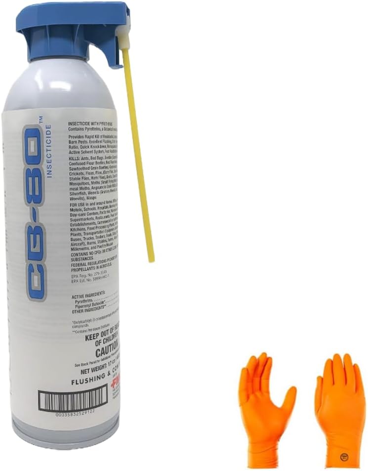 CB-80 Synergized Aerosol Insecticide 17oz for Fast Pest Control