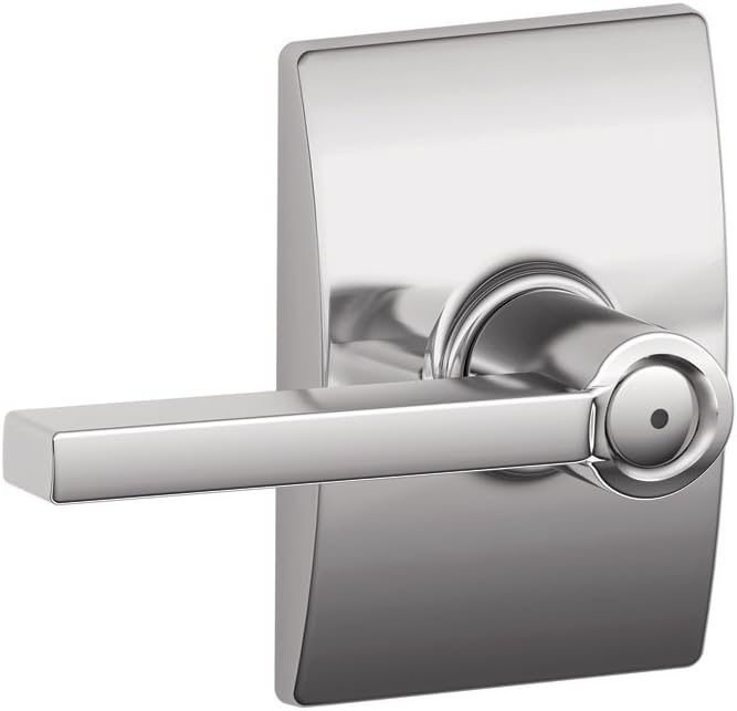 Schlage F40 LAT 625 CEN Latitude Door Lever for Privacy Needs