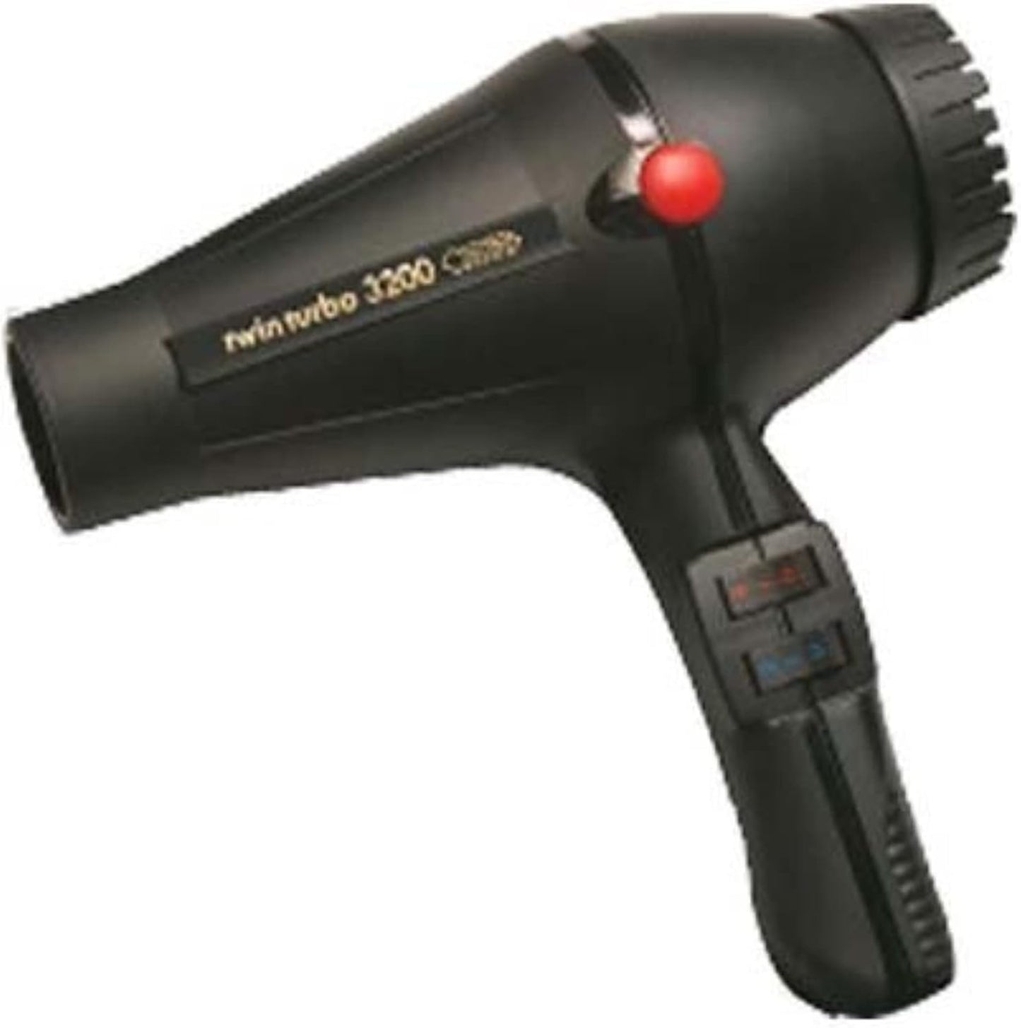 Turbo Power 3200 Dryer: 2X Faster Drying, Black
