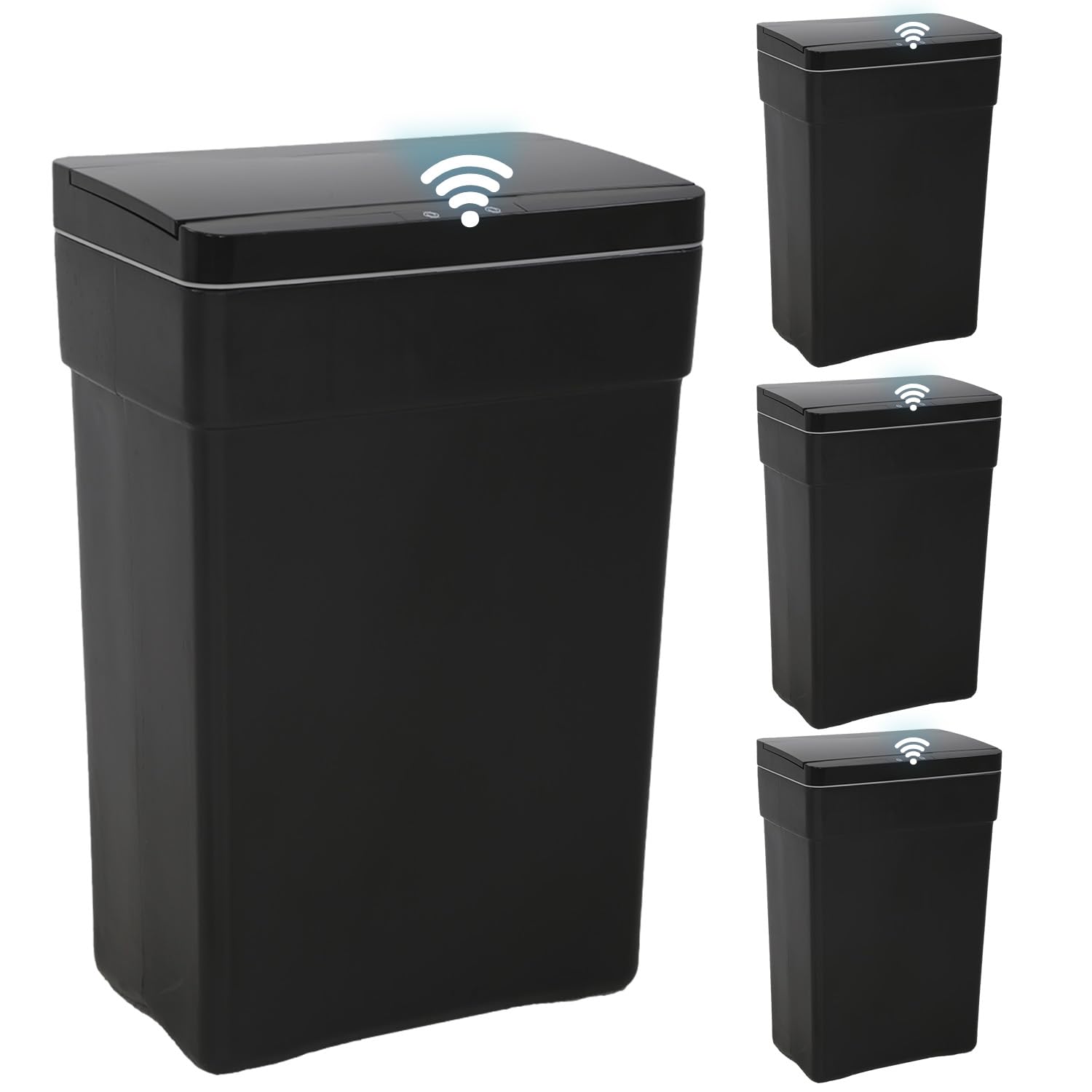 BestOffice 13 Gallon Touch Free Kitchen Trash Can for Home