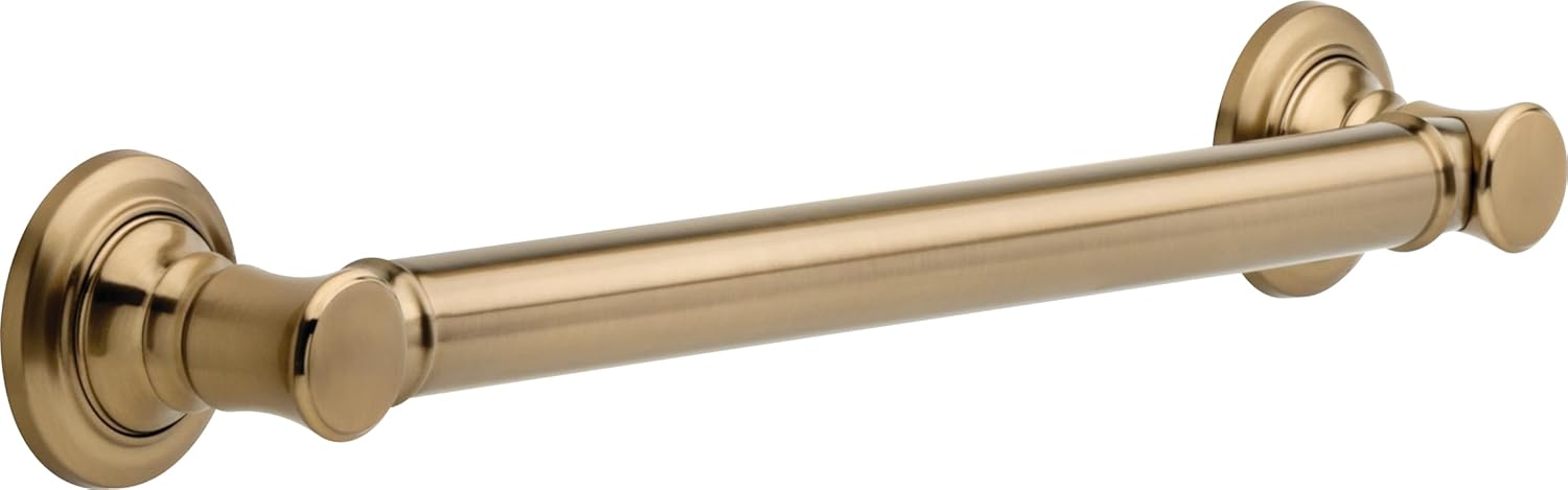 Delta Traditional 18 Inch Shower Grab Bar for Seniors Safety