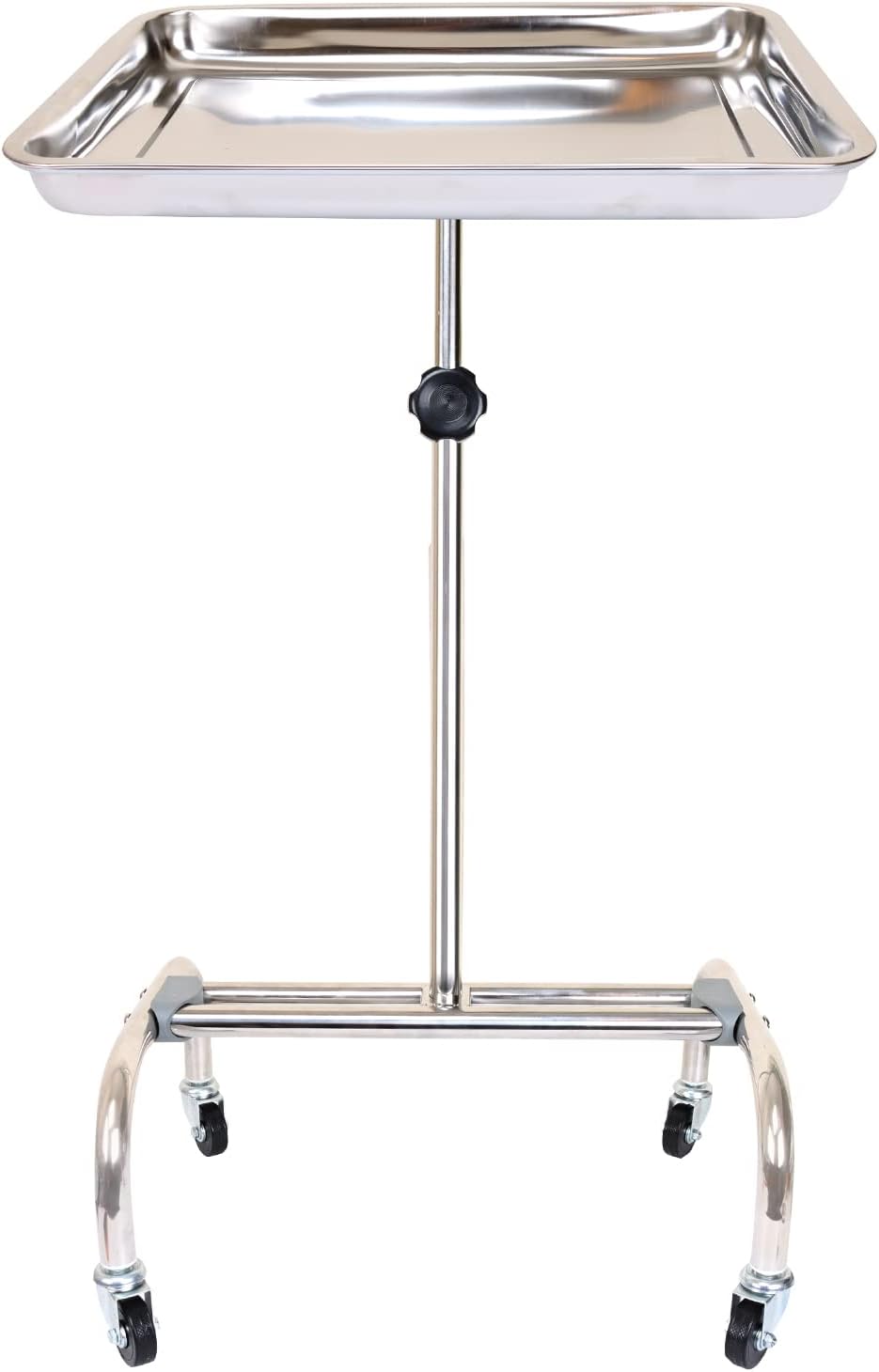 Premium Mayo Instrument Stand Salon Tray with Wheels for Versatile Use