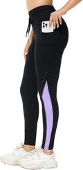 Women's Fleece Lined High Waisted Leggings - Water Resistant Warmth
