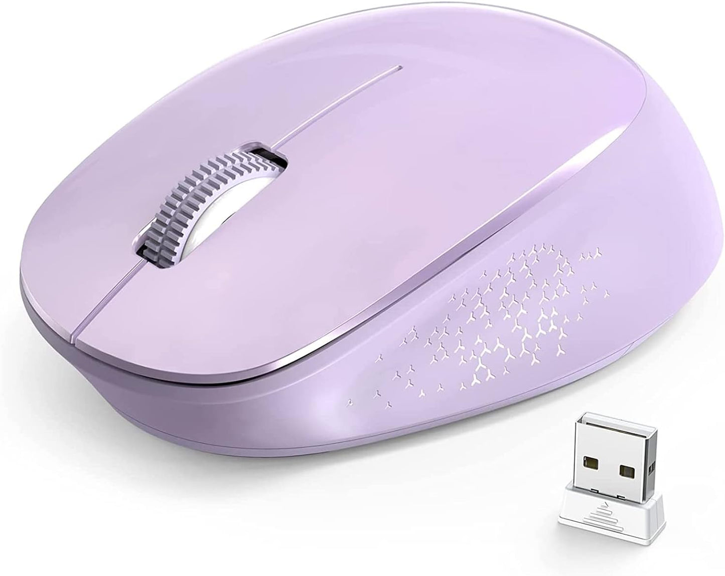 Silent Ergonomic Wireless Mouse 1600DPI USB Receiver