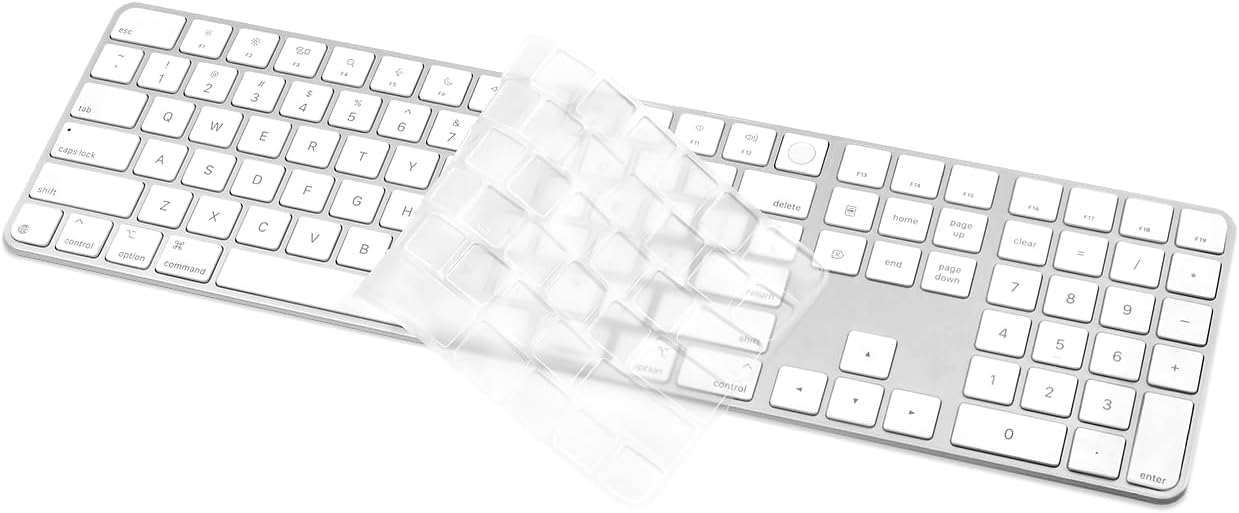 Ultra-Thin Clear TPU Keyboard Skin for 2024 Magic Keyboard
