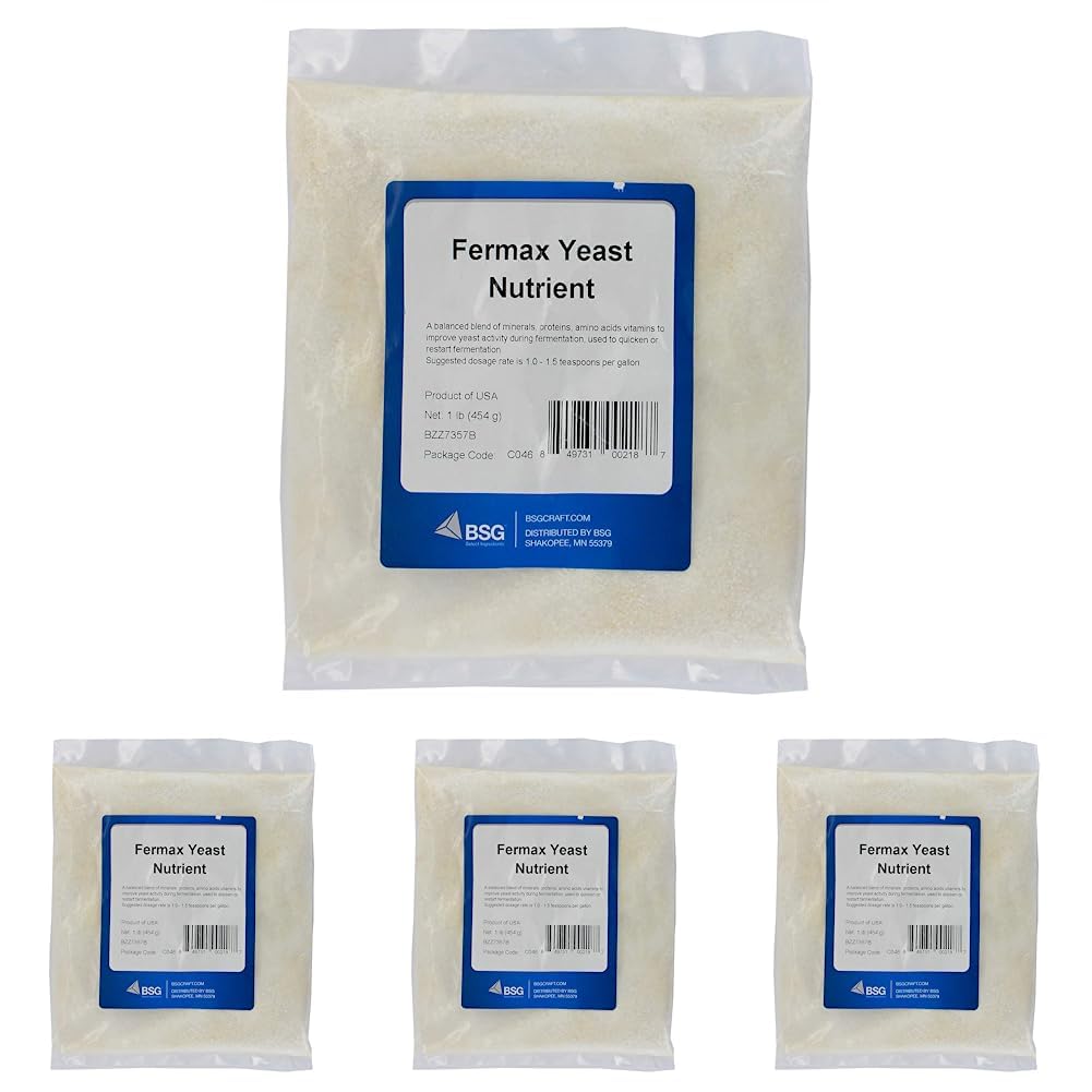 Fermax Yeast Nutrient 1 lb Pack of 4 for Optimal Fermentation