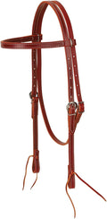 Weaver Leather Latigo Leather Browband Headstall for Equestrians
