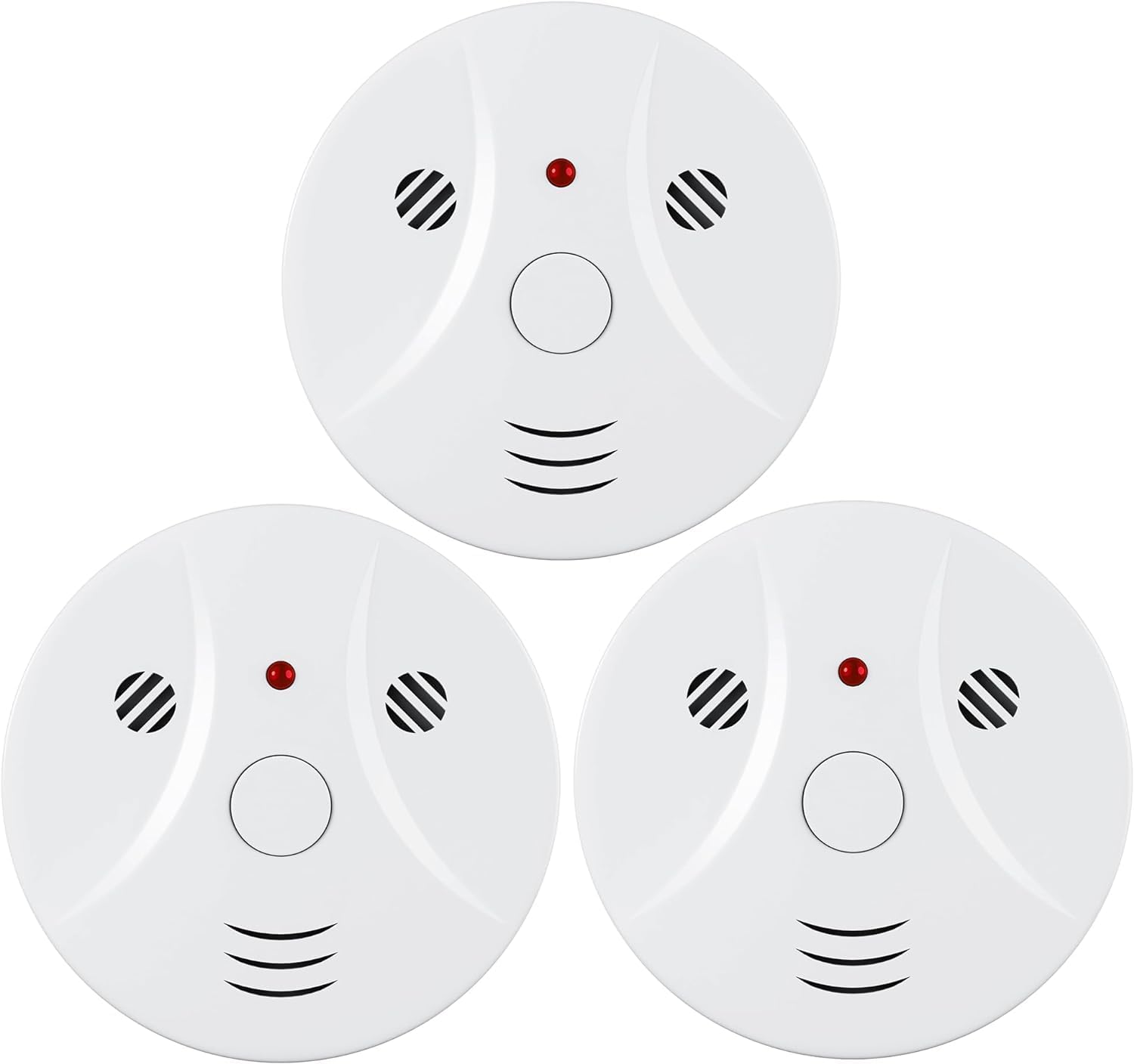 3 Pack Combination Smoke and Carbon Monoxide Detector for Home