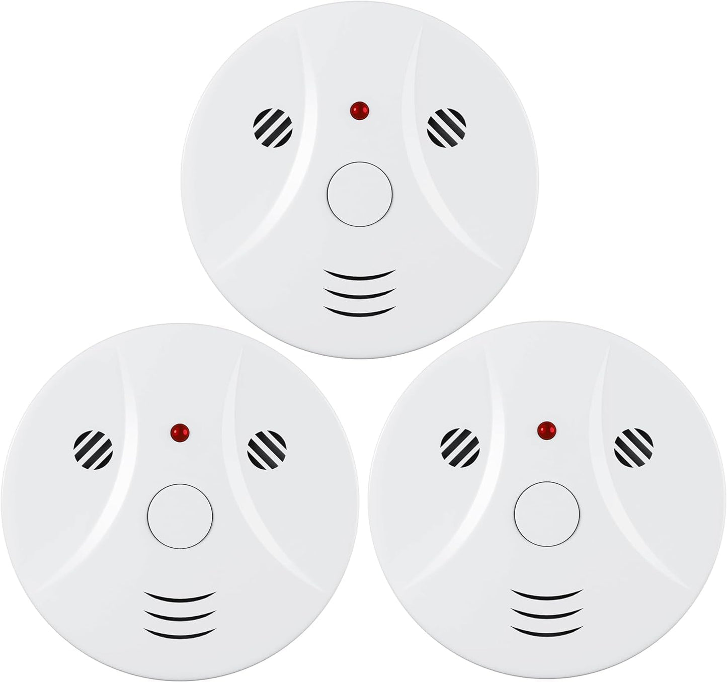 3 Pack Combination Smoke and Carbon Monoxide Detector for Home