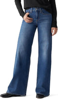 Levi's Womens 318 Shaping Wide-Leg Jeans - Flattering Tummy Panel wear