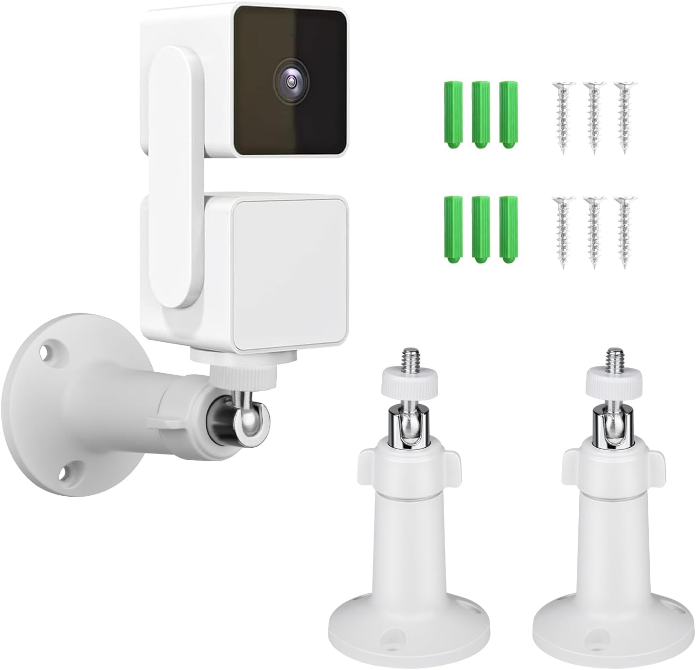 360 Degree Swivel Mount for Wyze Cams - Dual Pack