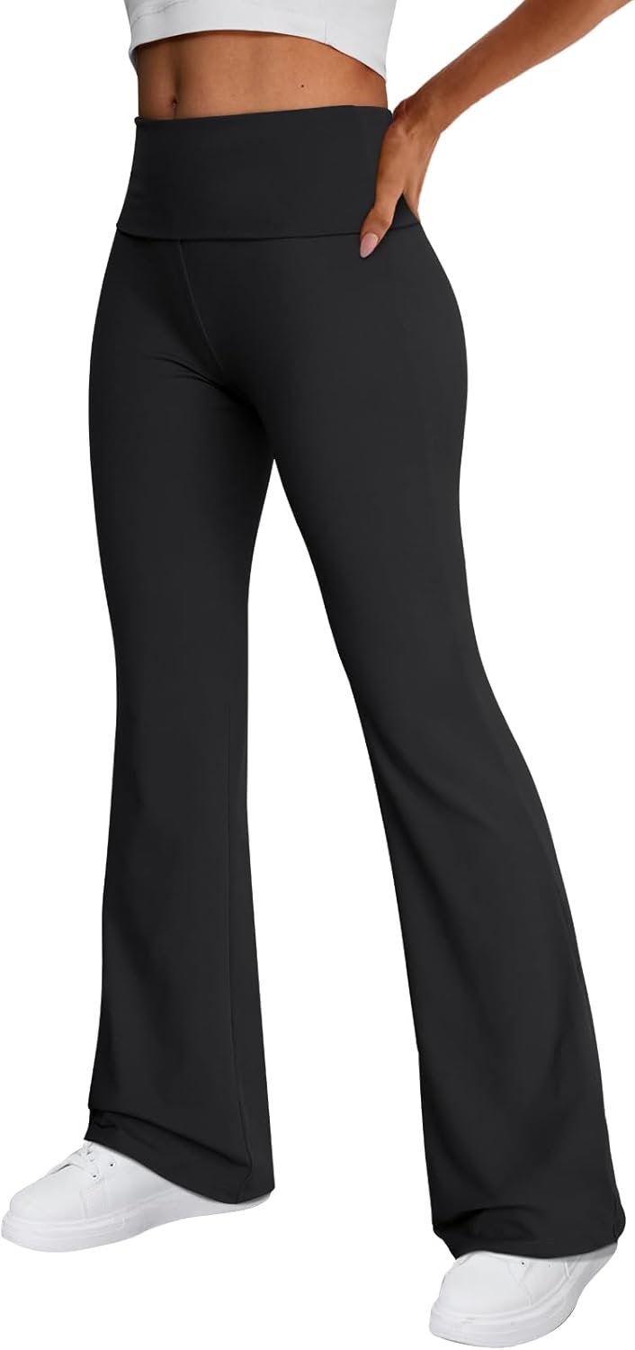 Trendy Queen Bootcut Yoga Pants: Stylish & Flattering Fit
