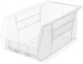 AkroBins 15in x 8in x 7in Clear Storage Bins - 12-Pack
