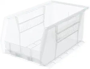 AkroBins Plastic Hanging Stackable Storage Organizer Bin Set