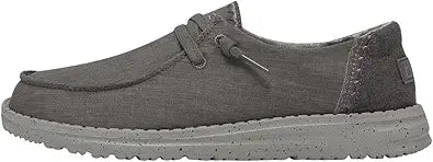 Hey Dude Women's Wendy Chambray Comfortable Lace Up Loafers