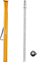 Aluminum 14-ft Telescopic Measuring Rod - Durable Leveling Tool