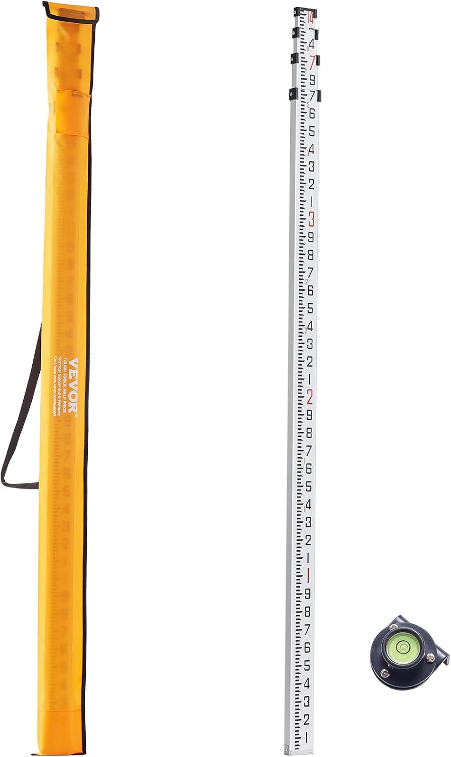 VEVOR 14-Feet Telescopic Measuring Rod for Precision Leveling