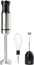 Immersion Blender Handheld 3-in-1 Stick - Whisk & Milk Frother