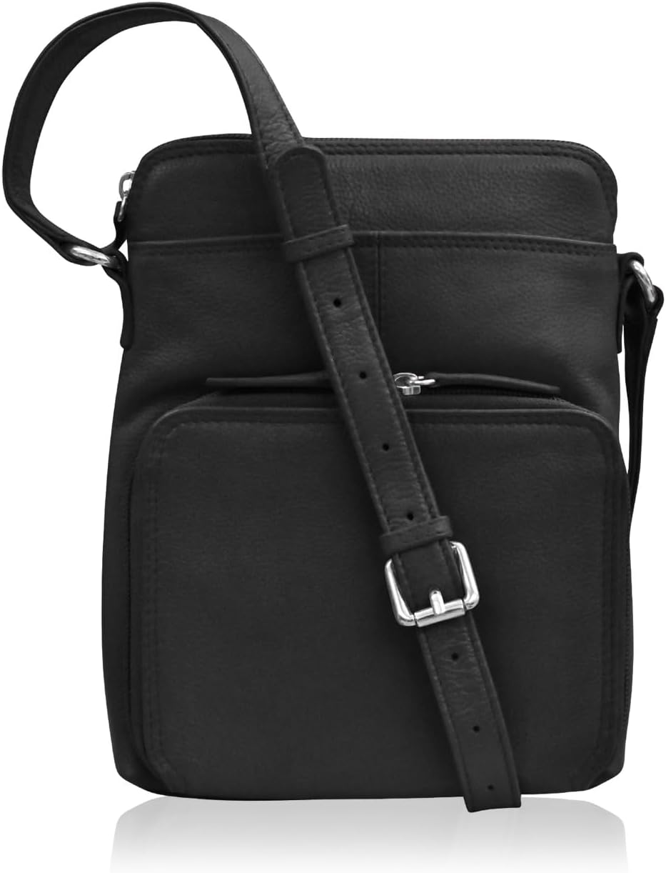 Genuine Leather Crossbody Bags for Women with RFID Blocking