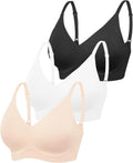 Jelly Bras for Women - Wireless Seamless Padded Bralette Comfort