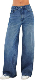 EMMIOL Women's Vintage Wide Leg Jeans for Timeless Fashion
