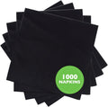 Valay 2-Ply Black Napkins | Perfect for Food & Drink Service | 1000 Pcs