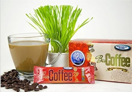 Bio Coffee Organic Instant Non-dairy Alkaline Coffee 50 Sachets