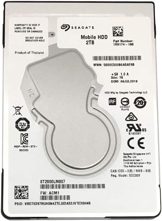 Seagate 2TB SATA 5.4K RPM 32MB 2.5IN Hard Drive Review