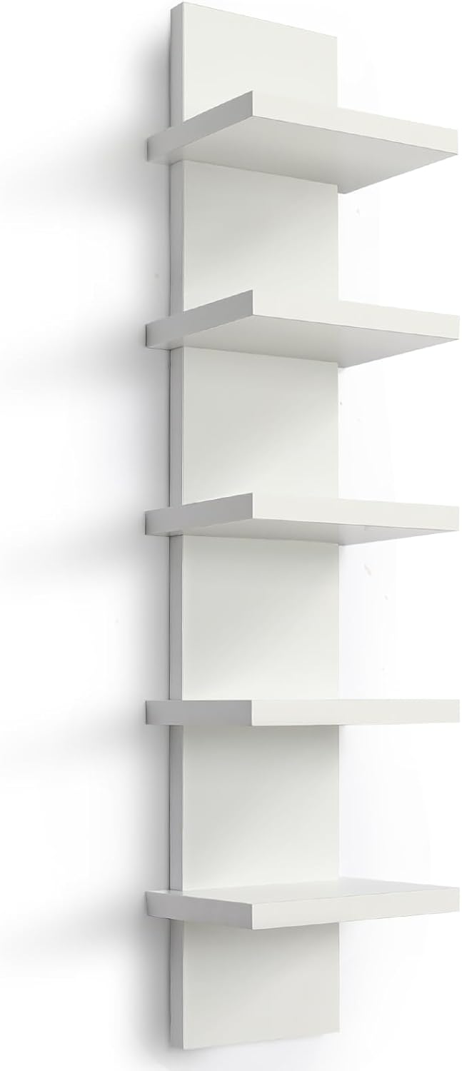 Homaterial 5 Tier Wall Shelf Unit for Stylish Home Decor