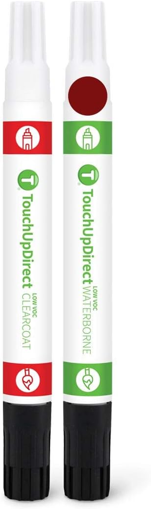 TouchUpDirect 3R3 Barcelona Red Pearl Car Touch Up Paint Combo