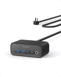 Anker 525 Charging Station: 7-in-1 Power Strip, 65W PD, Phantom Black