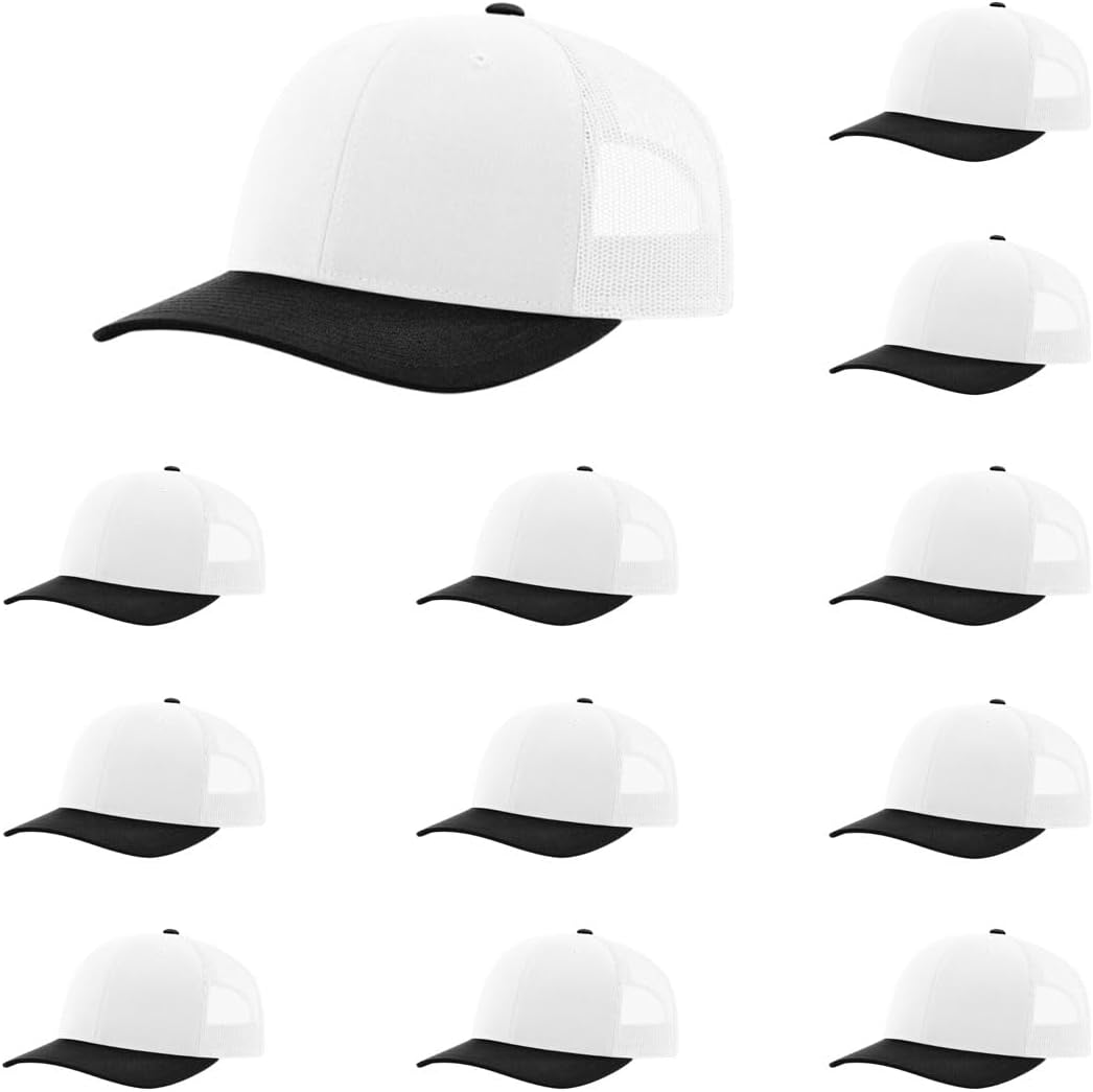 Richardson 112 Classic Six-Panel Adjustable Snapback Trucker Cap