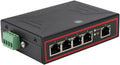 Industrial-Grade 5-Port Unmanaged Gigabit Ethernet Switch - DIN-Rail