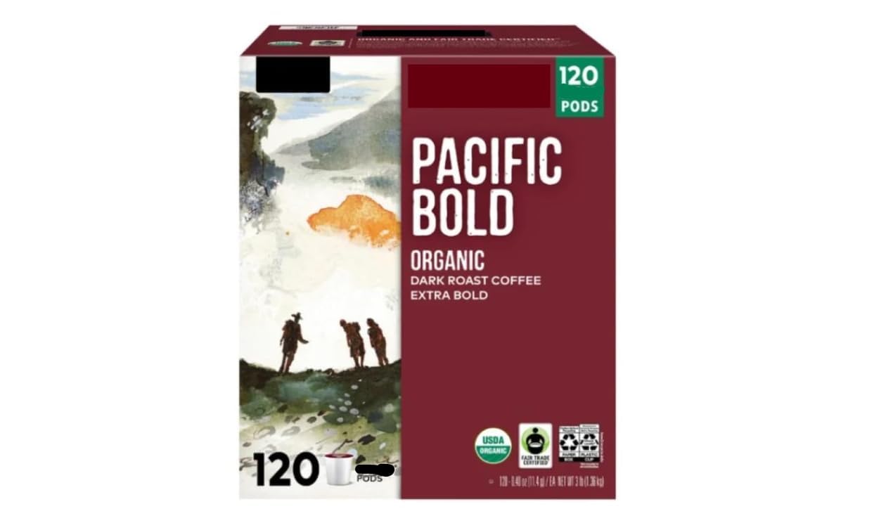 Pacific Bold Organic Dark Roast Extra Bold Coffee K' Cups Review