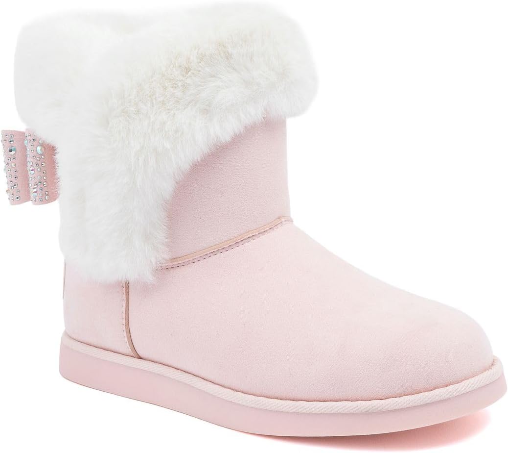 Juicy Couture Women's Slip On Winter Snow Boots for Comfort
