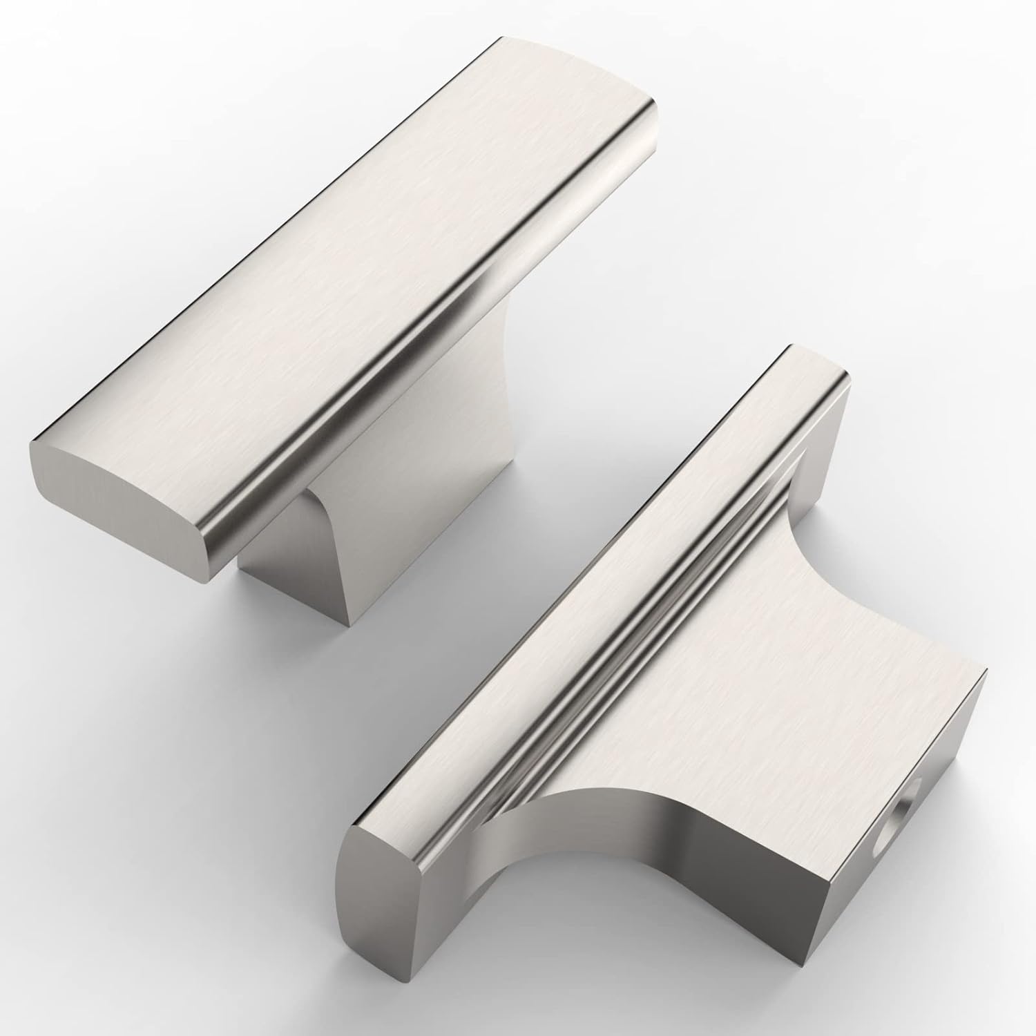 Brushed Satin Nickel Kitchen Cabinet Knobs - 30 Pack Quality