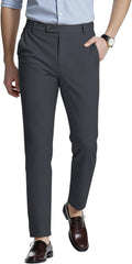 Mens Dress Pants Slim Fit Stretch Formal Pants for Men - Take One Size