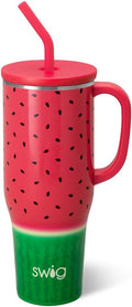 40oz Mega Mug Travel Tumbler with Handle and Straw - Large Insulated
