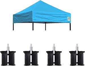 Eurmax USA Pop Up Canopy Replacement Tent Top Cover for Events