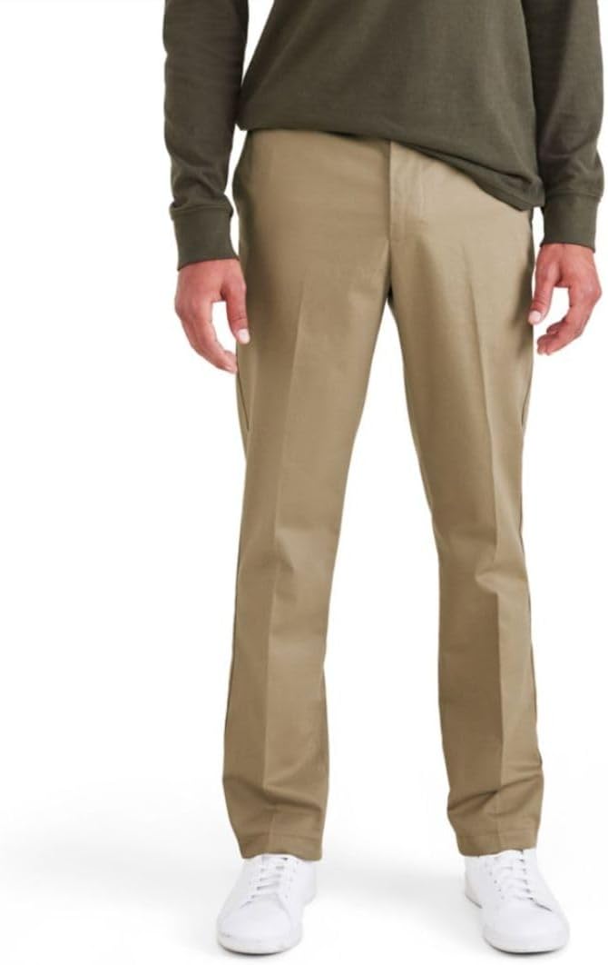 DOCKERS Men's Signature Khaki Slim Fit with Stain Defender