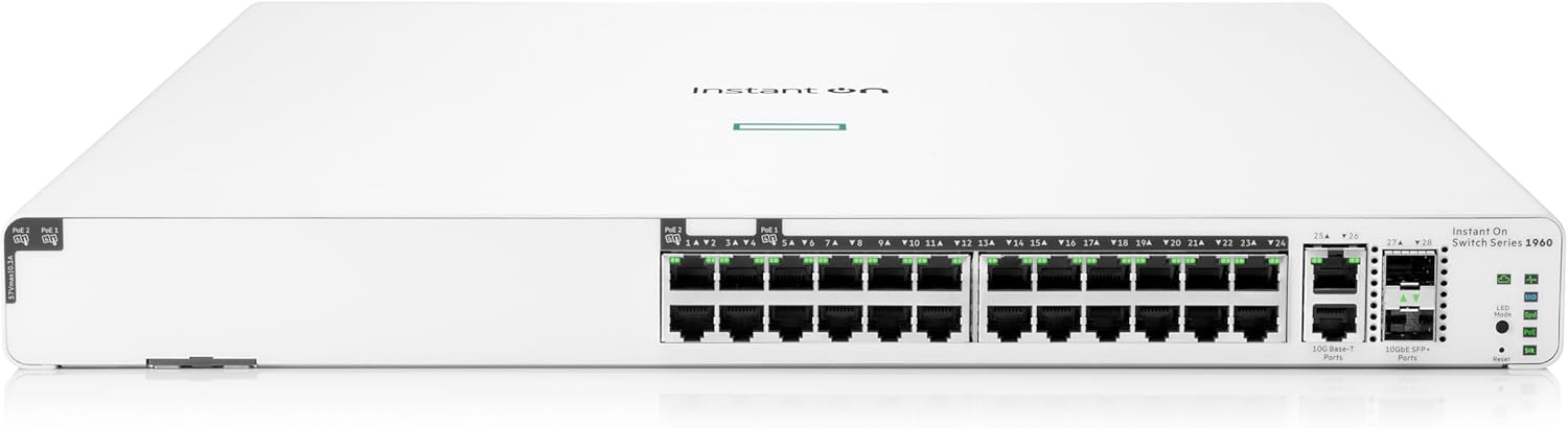 HPE Networking Instant On 1960 24-Port Gb Smart-Managed Switch