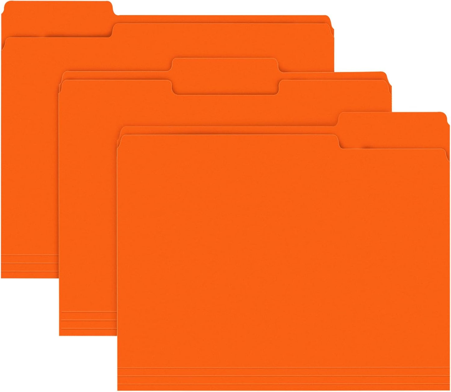 RAZCC 150 Pack Orange File Folders: Easy Organization