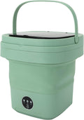 Portable Foldable Mini Washer - 2.91Gal Travel Wash Machine (Green)