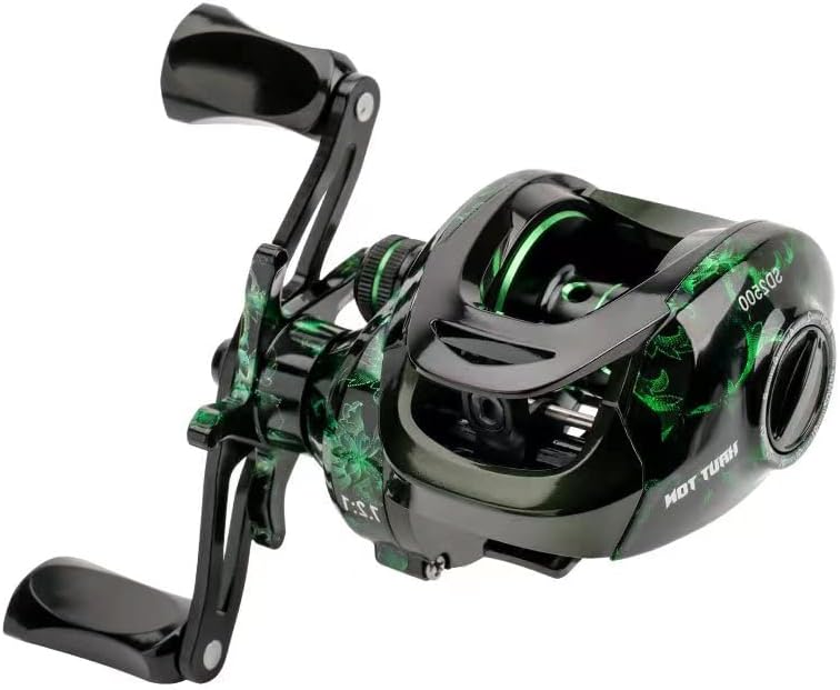 YKLP Baitcasting Reel: Ultra Smooth 18+1BB, Magnetic Braking, 7.1:1 - Saltwater & Freshwater