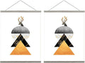 Magnetic Poster Hanger Frame 33 in 2 Pack - Quick, Damage-Free Display
