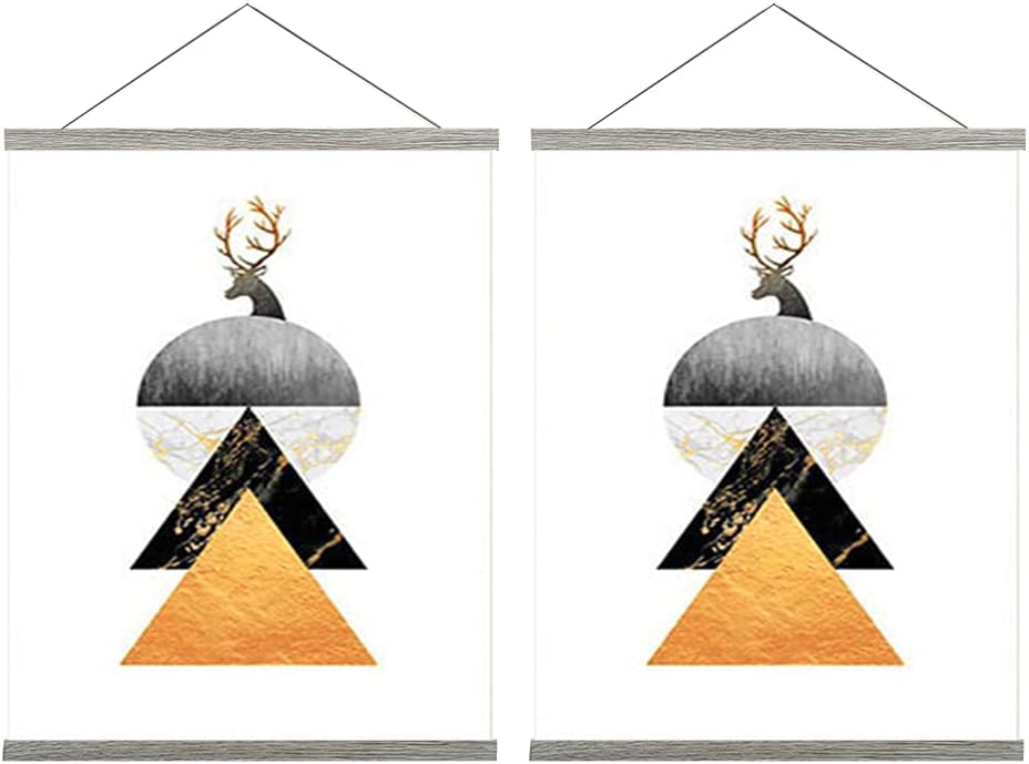 Magnetic Poster Hanger Frame Kit for Easy Art Display