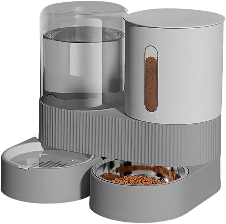 Gravity Cat Dog Feeder and Water Dispenser for Healthy Pets