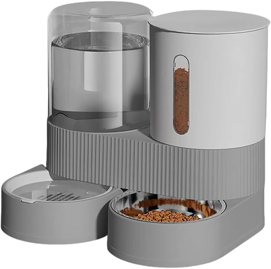 Gravity Cat Dog Feeder and Water Dispenser for Healthy Pets
