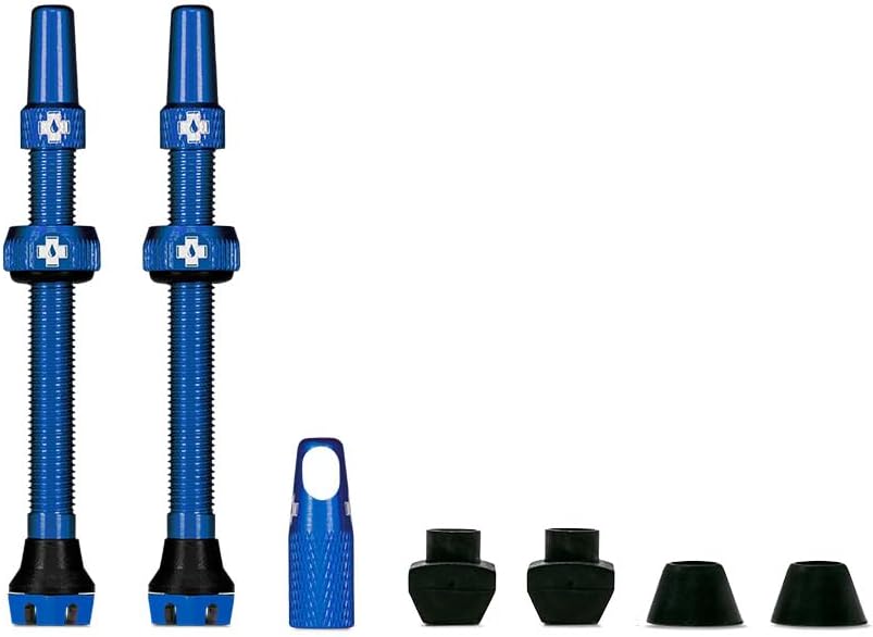 Muc-Off Tubeless Valves V2 60mm Blue for Custom Bike Setup